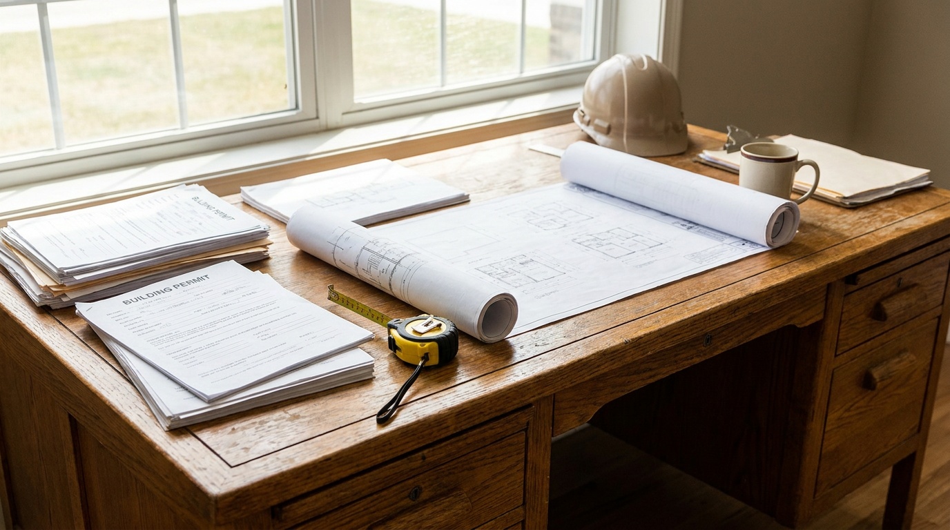 Screened porch construction