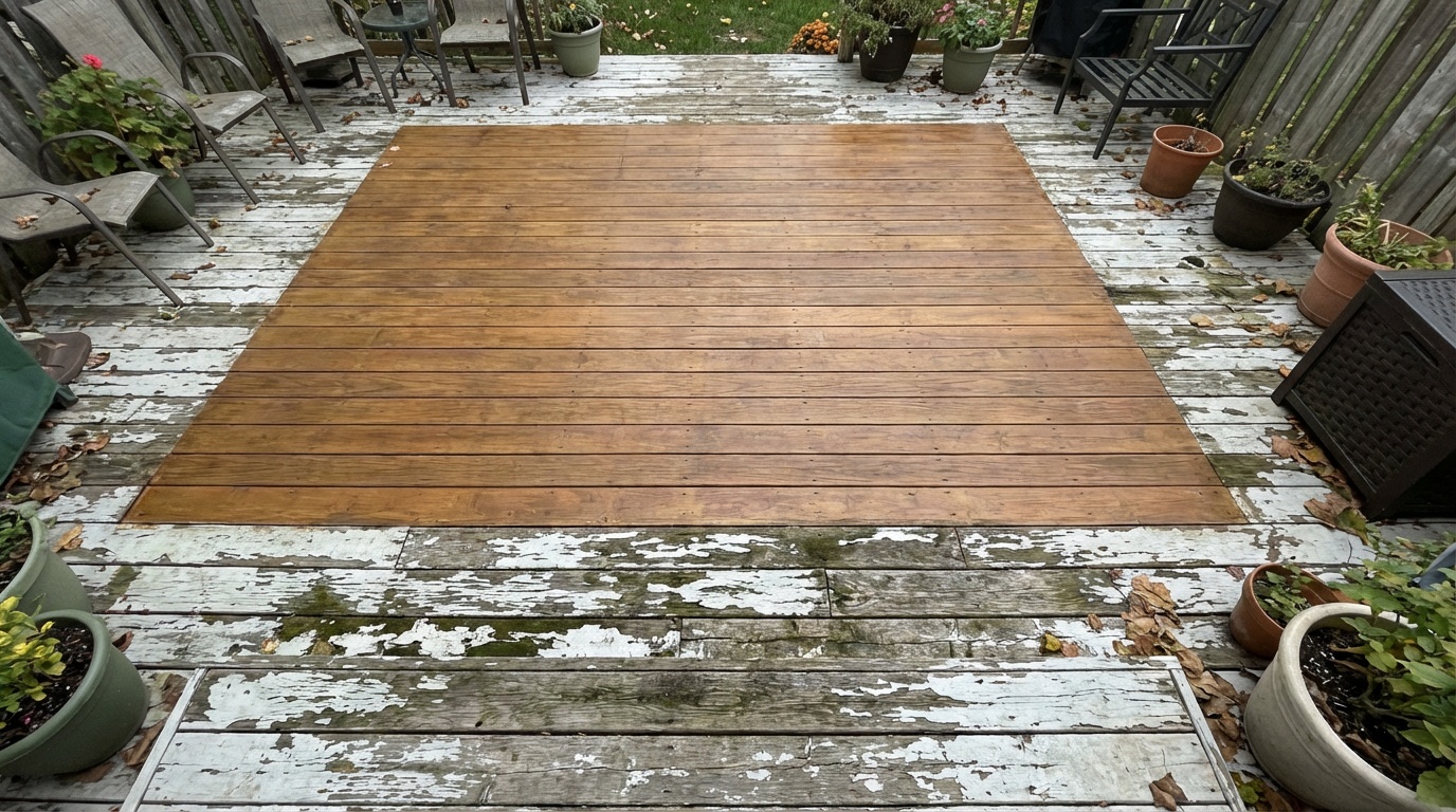 Deck stain comparison